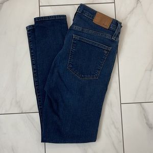 10” Madewell High-Waisted Skinny Jeans
